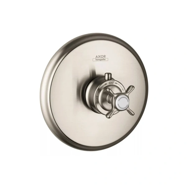 Смеситель для душа термостатический шлифованный никель Axor Montreux 16815820 (детальная фотография)