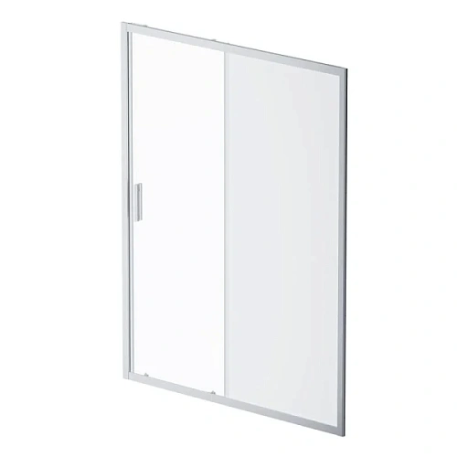 Душевая дверь в нишу AM.PM Gem Solo 150 см профиль хром стекло матовое - фото 2