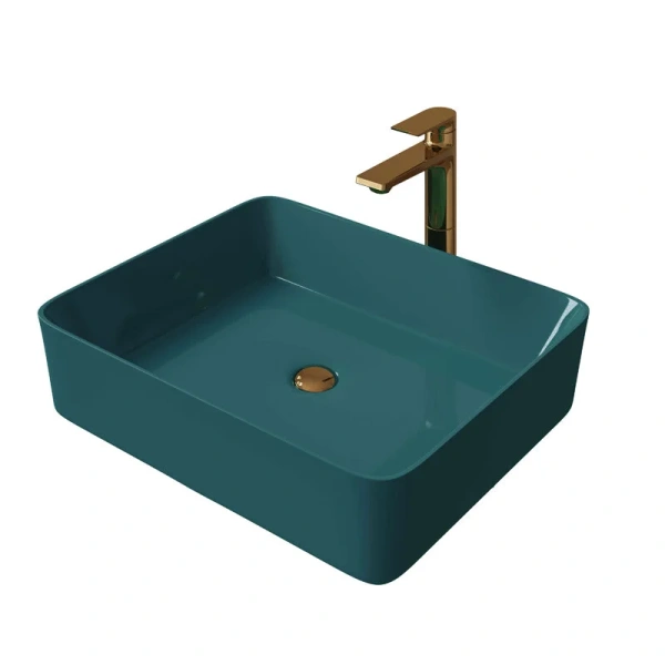 Раковина Grossman 48 см зеленая матовая GR-3016OLM (детальная фотография)