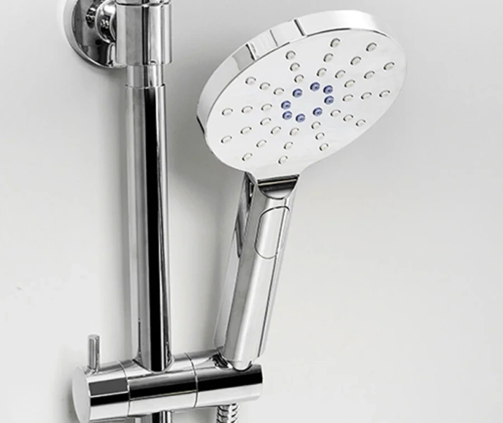 Душевая стойка WasserKRAFT с термостатическим смесителем A18801 (детальная фотография), со смесителем