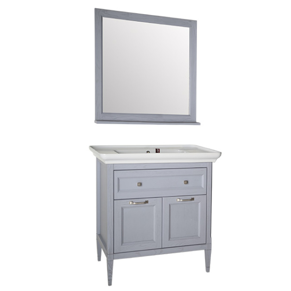 Зеркало ASB-Woodline Гранда 80 см grigio 11481 ГР (детальная фотография), современные, hi-tech