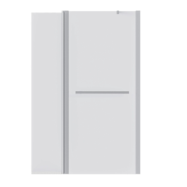 Шторка для ванны 1Marka 95х150 см матовое стекло Р-07Mis (детальная фотография), 100 см