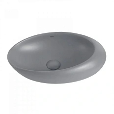 Раковина Abber Bequem 49 см серая матовая