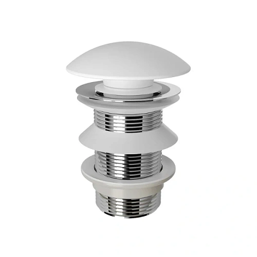 Донный клапан Aqueduto RALO белый матовый - фото 1