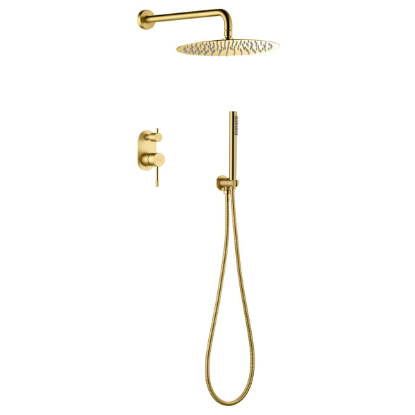 Душевой комплект Boheme Uno с внутренней частью золото 464-G (детальная фотография)