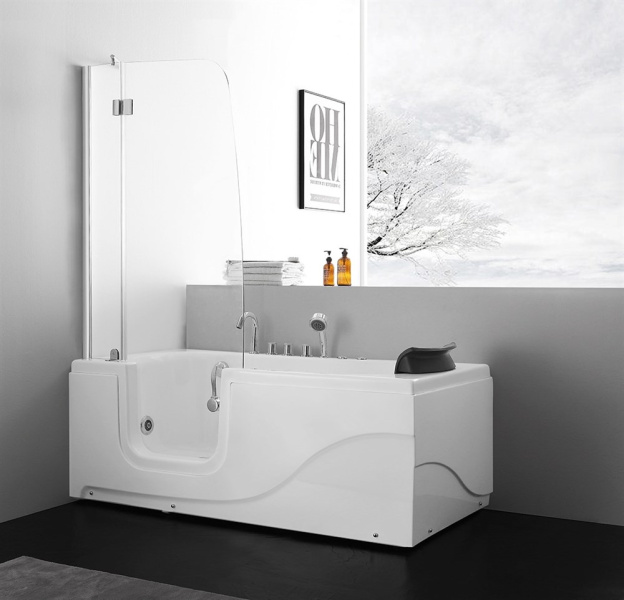 Акриловая ванна Gemy G9246 170х80 см (детальная фотография), 170x80 см