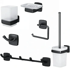 Набор аксессуаров для ванной Am.Pm Gem черный