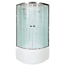 Душевая кабина Deto EM 80x80 см четверть круга