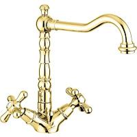 Смеситель для раковины золото Emmevi Deco Old