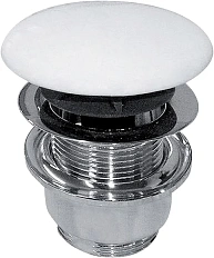 Донный клапан для раковины Kerasan Nolita белый матовый