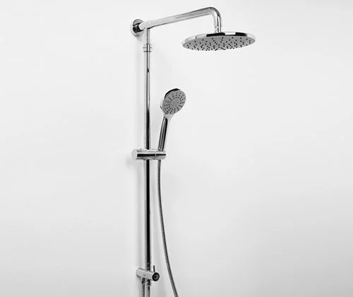 Душевая стойка WasserKRAFT хром A066 (детальная фотография), с тропическим душем