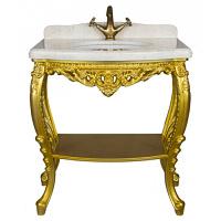 Консоль напольная, цвет поталь золото, Tessoro Isabella 80