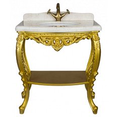 Консоль напольная, цвет поталь золото, Tessoro Isabella 80