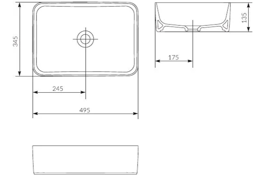 Схема (детальная фотография), с черной столешницей