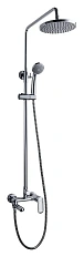 Душевая колонна со смесителем для ванны Bravat Opal R F6125183CP-A2-RUS