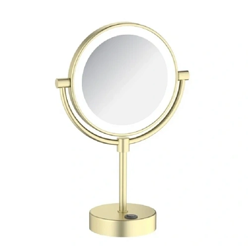 Зеркало с подсветкой Timo Saona 25 см золото матовое - фото 1