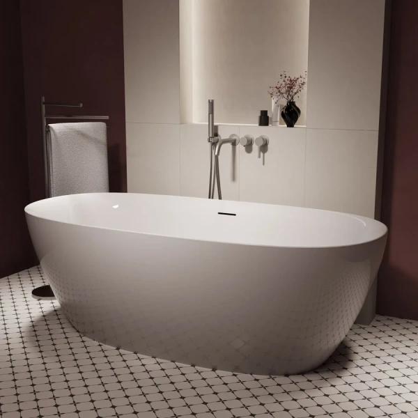 Ванна акриловая Vincea VBT-708-1700, 170 x 80 см, белая (детальная фотография), 170х80