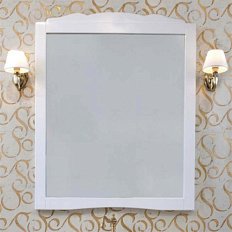 Зеркало, цвет белый глянец, La Beaute Joanna