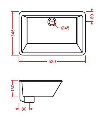 Раковина Artceram Washbasins Gea 53 см белая  GEL001 01 00 (детальная фотография), современные, hi-tech