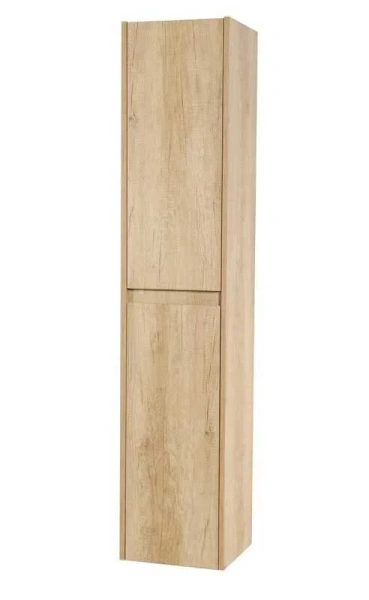 Шкаф-пенал подвесной Belbagno Kraft 33 см rovere nebrasca nature левосторонний KRAFT-1600-2A-SC-RNN-L (детальная фотография), 35 см