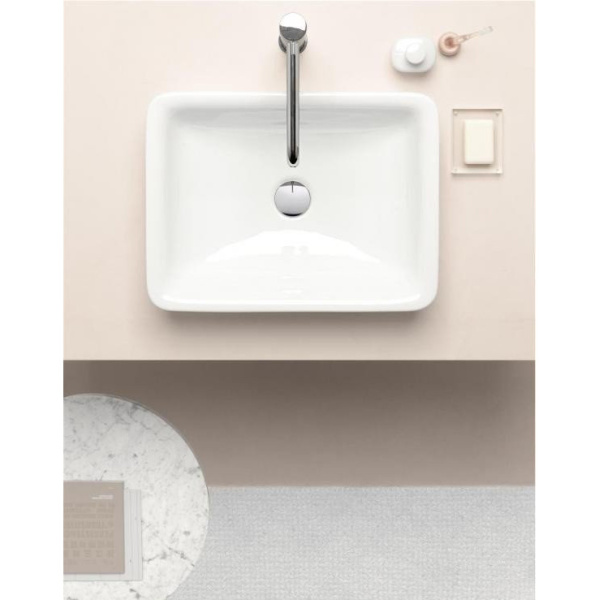 Раковина накладная GSI Sand 9083 (детальная фотография), накладные (на столешницу)