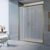 Душевая дверь профиль бронза стекло сатин Vegas-glass