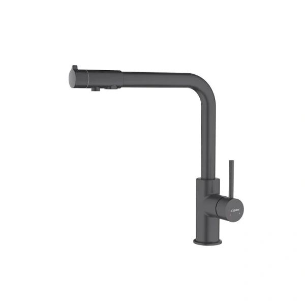Смеситель для кухни Акватек Европа черный AQ1386MB (детальная фотография)