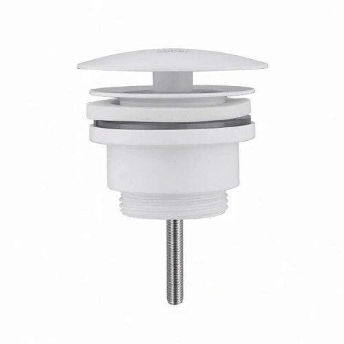 Донный клапан Abber белый - фото 3