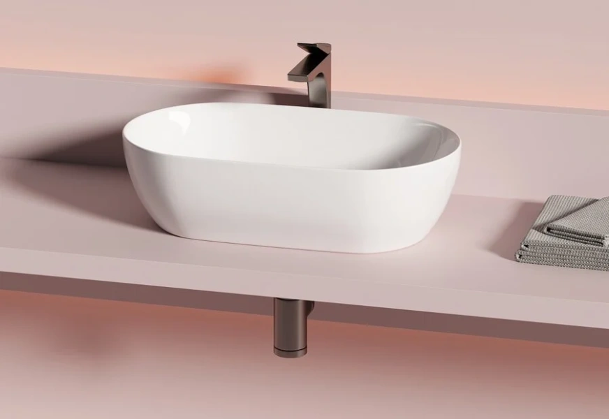 Раковина Ceramica Nova Twist 50 см белая CN12001 (детальная фотография), белые