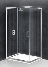 Душевой уголок BelBagno Uno 100х90 см стекло прозрачное