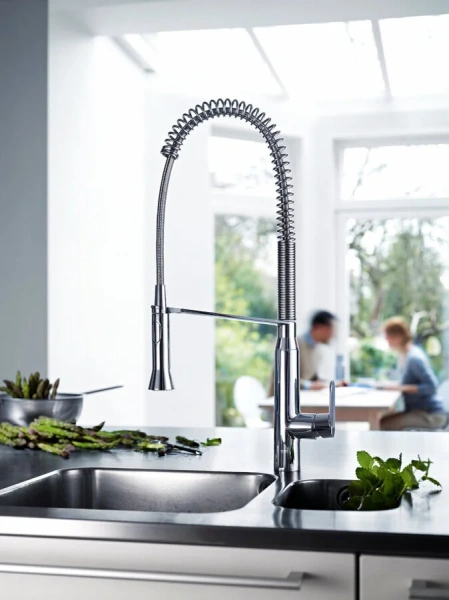 Смеситель для кухни Grohe K7 32950 (детальная фотография), хром, другие