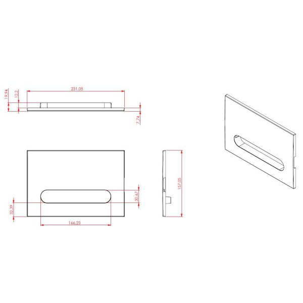 Схема (детальная фотография), слив эконом-стандарт с двумя клавишами