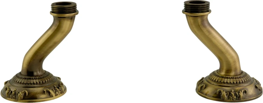 Полуколонны на борт ванны Migliore Cristalia Crystal бронза 18570 (детальная фотография), в наличии