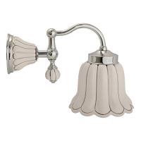 Светильник Migliore Olivia керамика с декором платина, хром