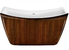 Ванна акриловая, цвет Brown Wood, Lagard Meda