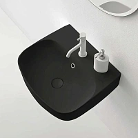 Раковина Kerasan Nolita 50 см черный матовый