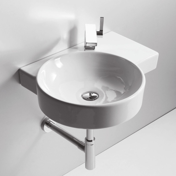 Раковина со столешницей Simas Flow FL 04 (детальная фотография), современные, hi-tech