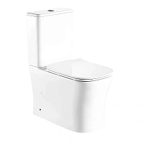 Унитаз компакт Azario Anteo Square белый