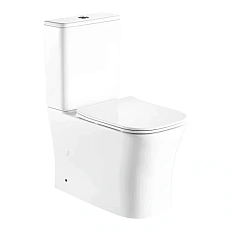 Унитаз компакт Azario Anteo Square белый