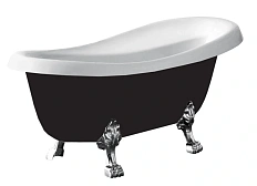 Ванна акриловая Vincea 170x75.5 см черная