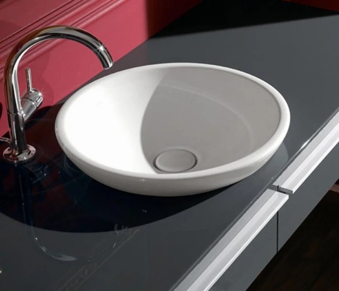 Раковина накладная Villeroy & Boch Loop & Friends 5144 (детальная фотография), керамические