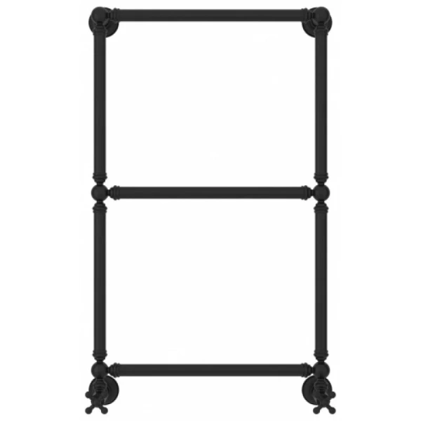 Полотенцесушитель водяной Сунержа Ренессанс 50х86 см черный матовый 31-0280-8650 (детальная фотография), черный