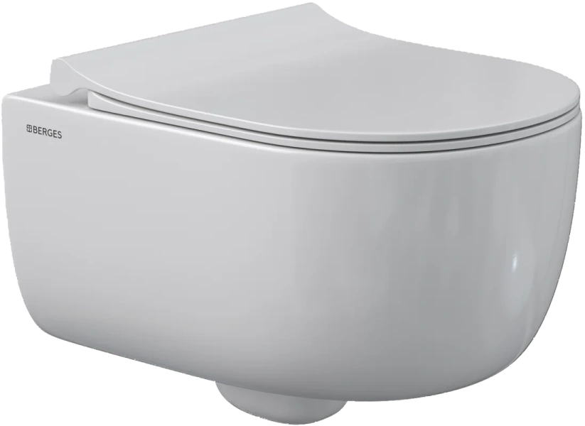 Унитаз с инсталляцией BERGES Ego кнопка хром глянец 047243 (детальная фотография), в наличии index_1