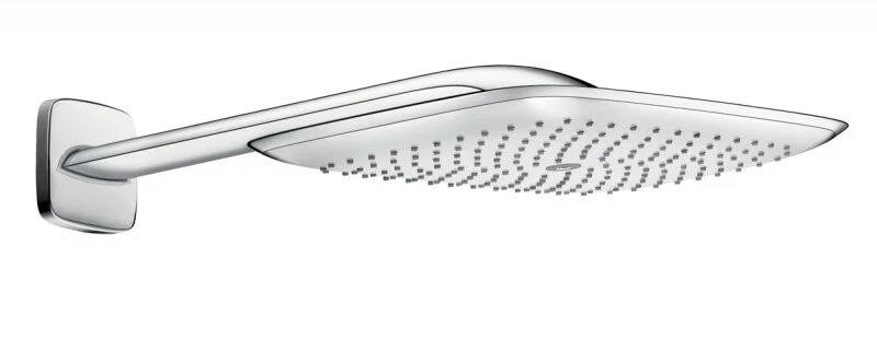 Верхний душ белый Hansgrohe PuraVida 27437400 (детальная фотография), верхние души