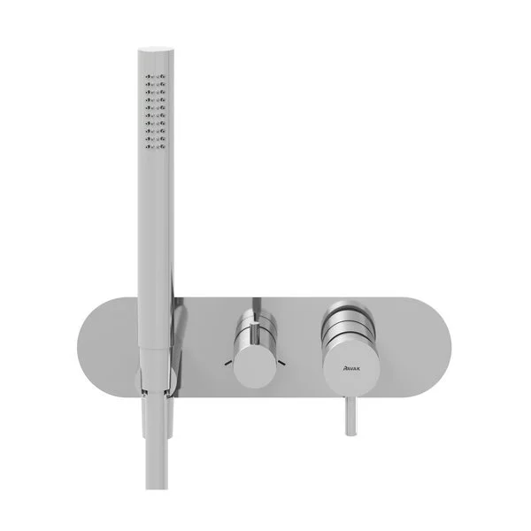 Смеситель для душа Ravak Espirit X070 на 3 потребителя (детальная фотография), хром, золото, белые, черные, другие