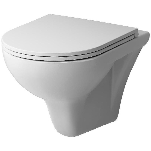 Унитаз с инсталляцией Am.Pm Gem с белой клавишей IS49001.901700 (детальная фотография), с инсталляцией