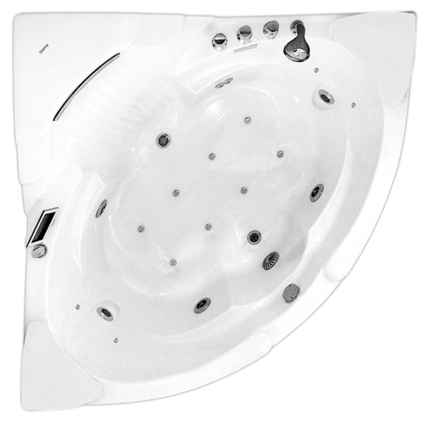 Акриловая ванна пристенная Gemy G9082 K (детальная фотография), современныe, hi-tech