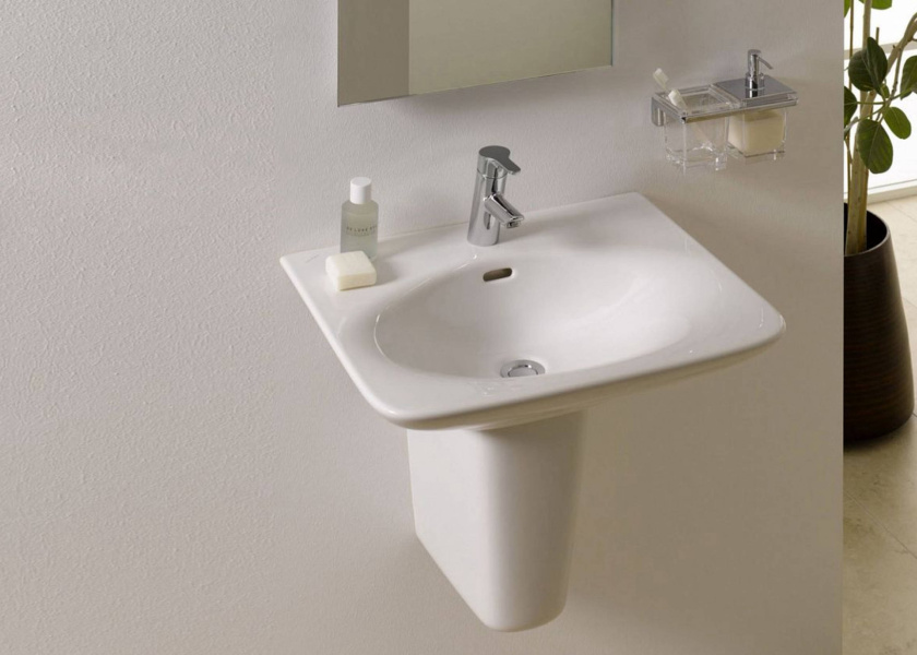 Раковина с одним отверстием для смесителя Laufen Palace New 8.1570.1.000.104.1 (детальная фотография) index_1