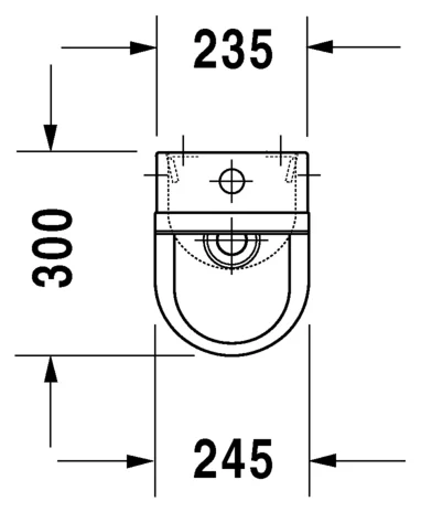 Писсуар с внешней подачей воды Duravit Starck 3 0826250000 (детальная фотография), белые