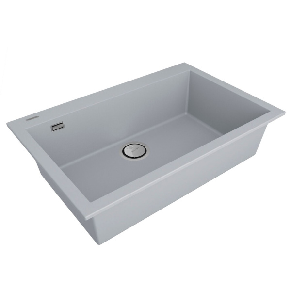 Мойка для кухни Paulmark Decoration 76 см Urban grey PM937650-UGR (детальная фотография), врезные
